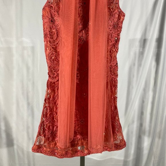 Dress and Scarf - Social Occasions by Mon Cheri - Picture 8 of 8